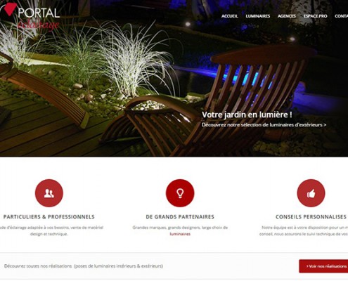 site-internet-vitrine-portal-eclairage