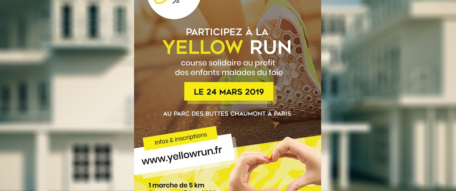 graphiste-montpellier-paris-course-solidaire-paris-yellow-run-affiche-publicitaire