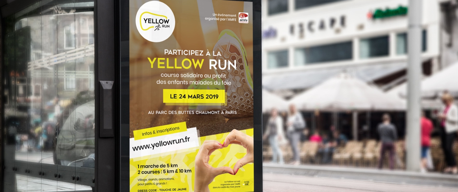 graphiste-montpellier-paris-publicite-evenement-paris-course-solidaire-amfe-yellow-run