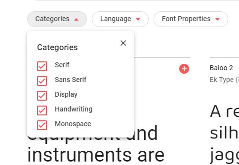 google-font-selection
