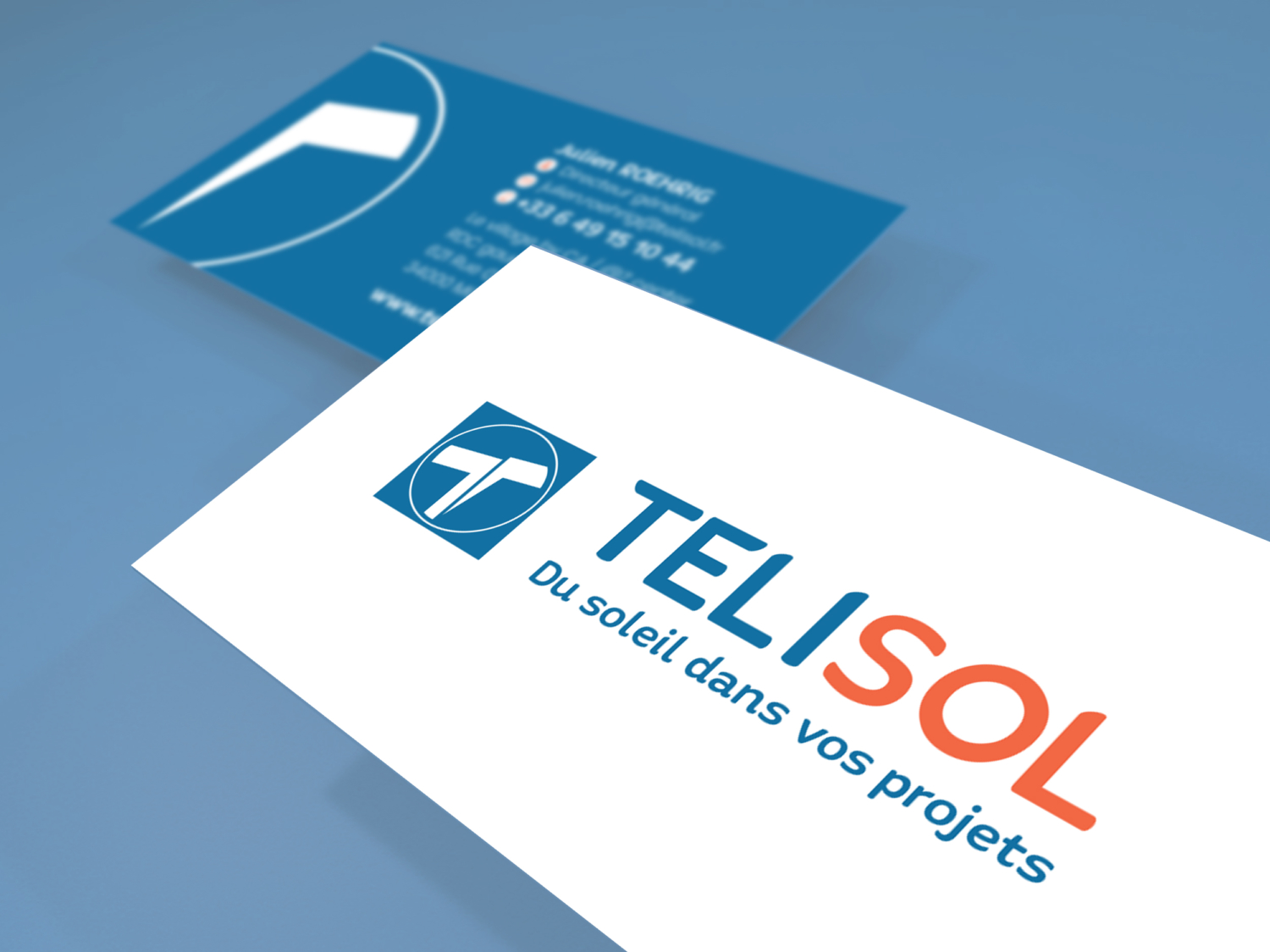 Création d'une identité visuelle Télisol - Julie delporte graphiste ...