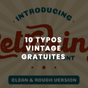 10 typos vintage gratuites